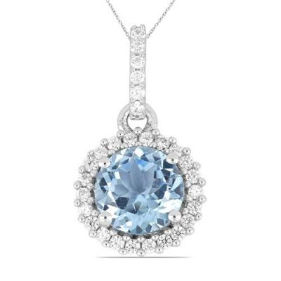 BUY 925 SILVER  NATURAL ROSE QUARTZ GEMSTONE HALO PENDANT